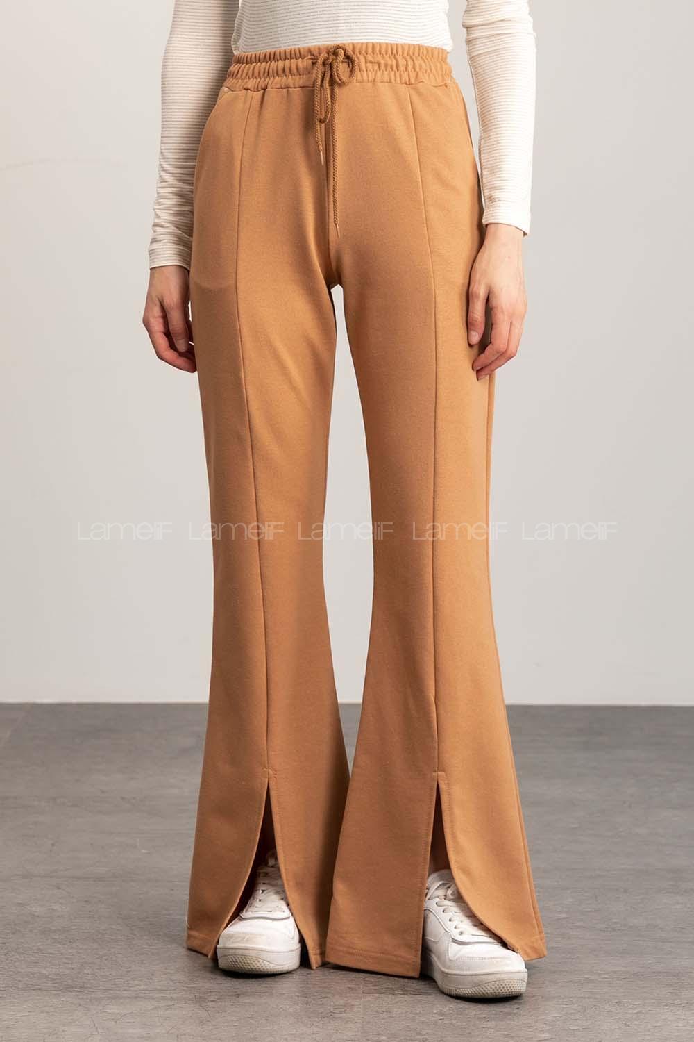 Brown With Milk Regular Trousers High Waist Regular Cut Bottom Tracksuit