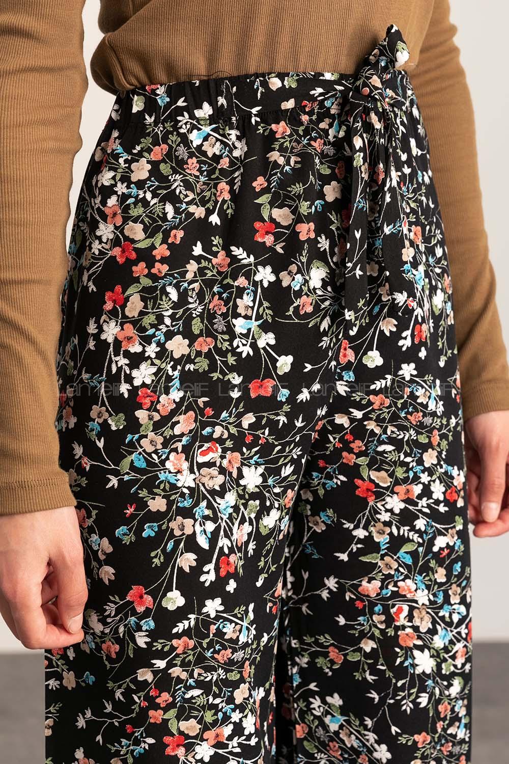 Black-1 Cotton High Waist Comfortable Pants