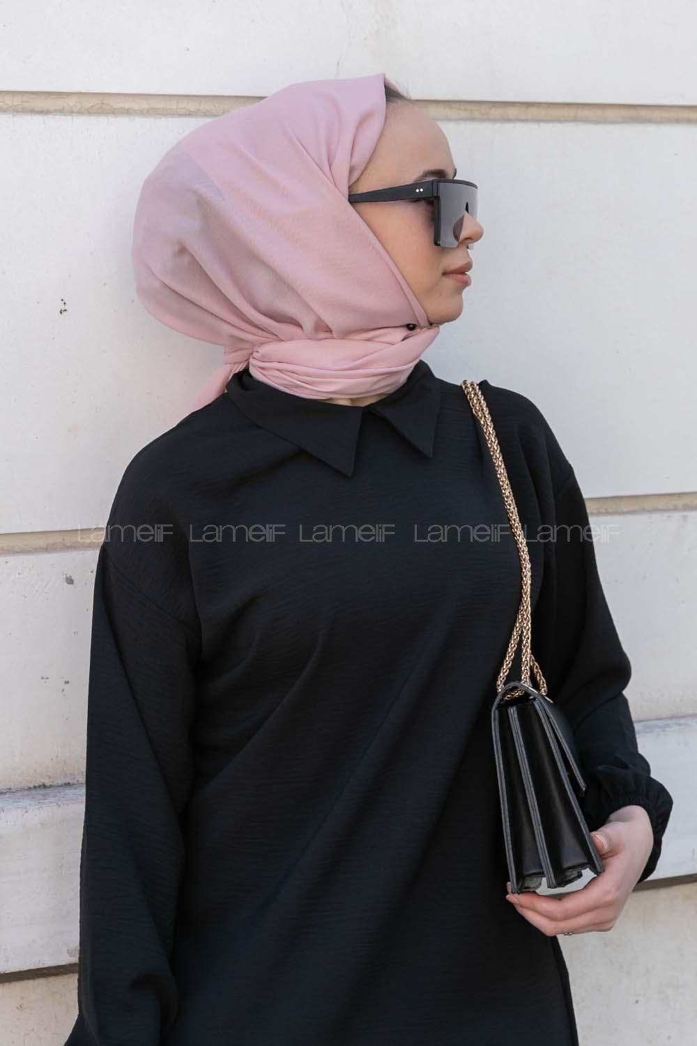 Light Powder Cotton Fabric Viscose Fabric Straight Shawl