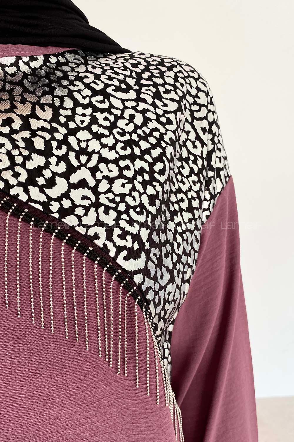 Plato Crew Neck Long Arm Beaded Ayrobin Trousers Comfortable Suit