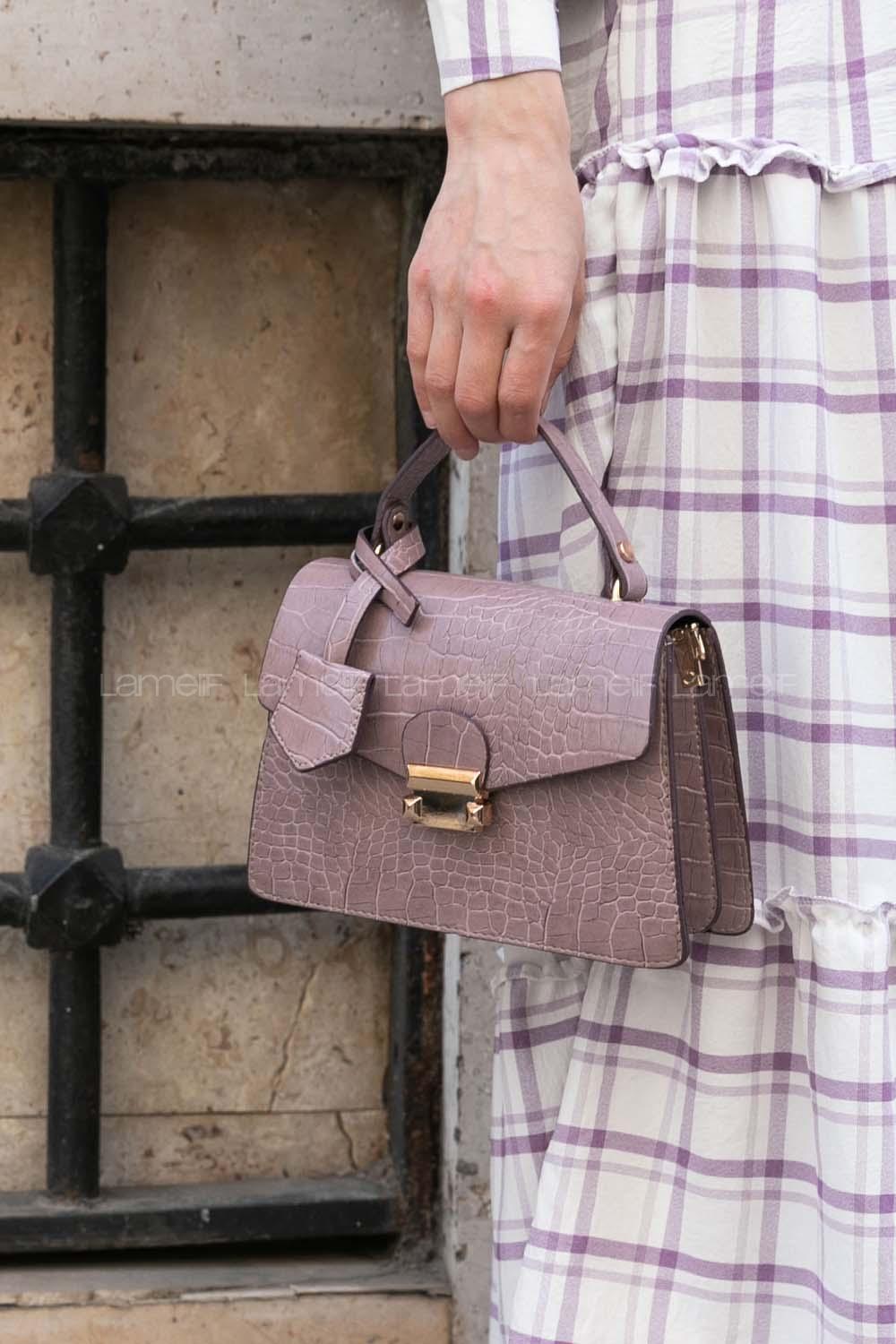 Plato Buckle Skin Hand Bag Bag