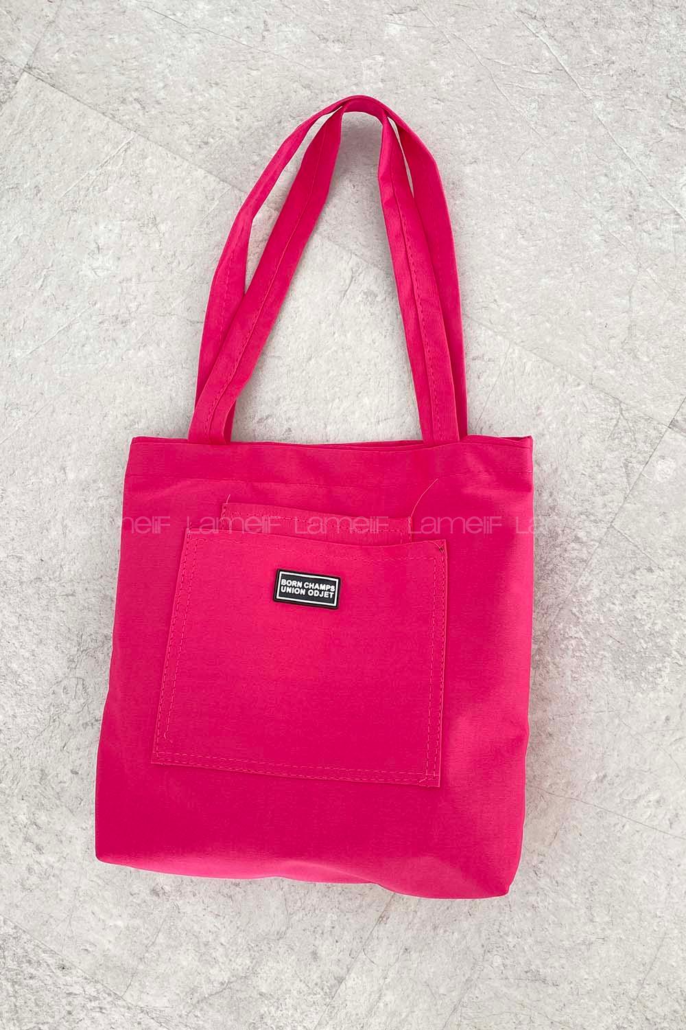 Pink Without Accessories Rope Hand Bag Bag