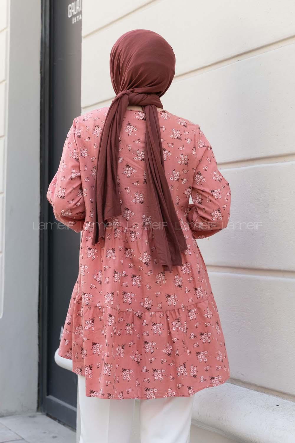 Powder Crew Neck Cotton Printed Tunic