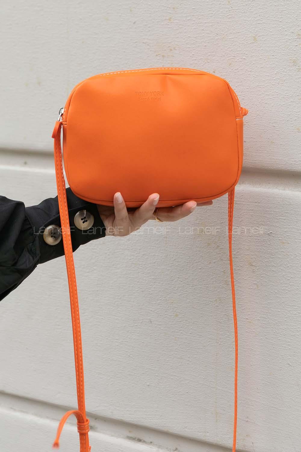 Lamelif Mini Urban Çapraz Askılı Çanta Turuncu