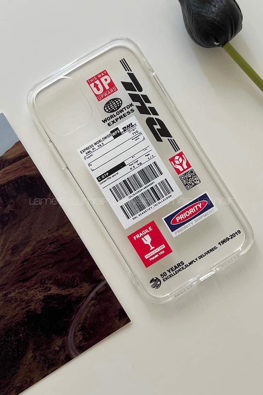 Lamelif ıPhone 11 Baskılı Şeffaf Telefon Kılıfı