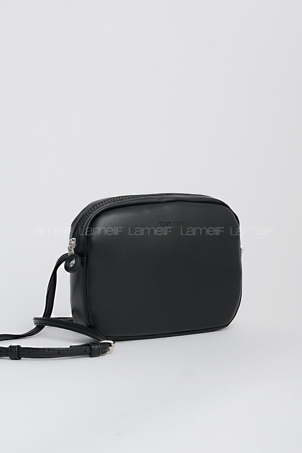 Lamelif Mini Urban Çapraz Askılı Çanta Siyah