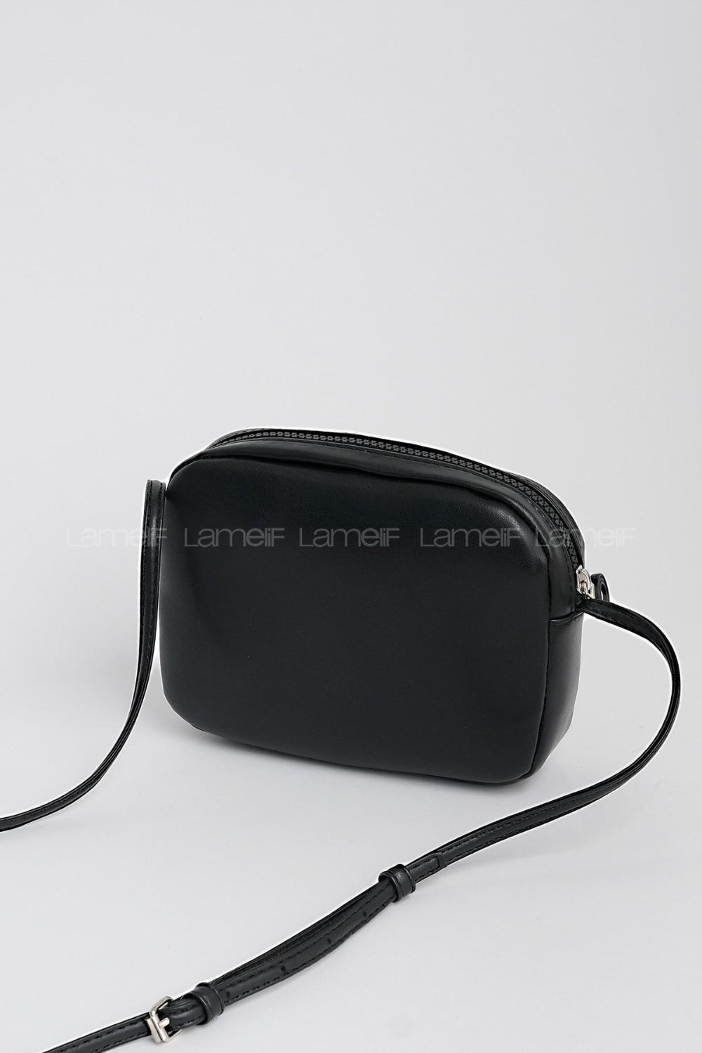 Lamelif Mini Urban Çapraz Askılı Çanta Siyah