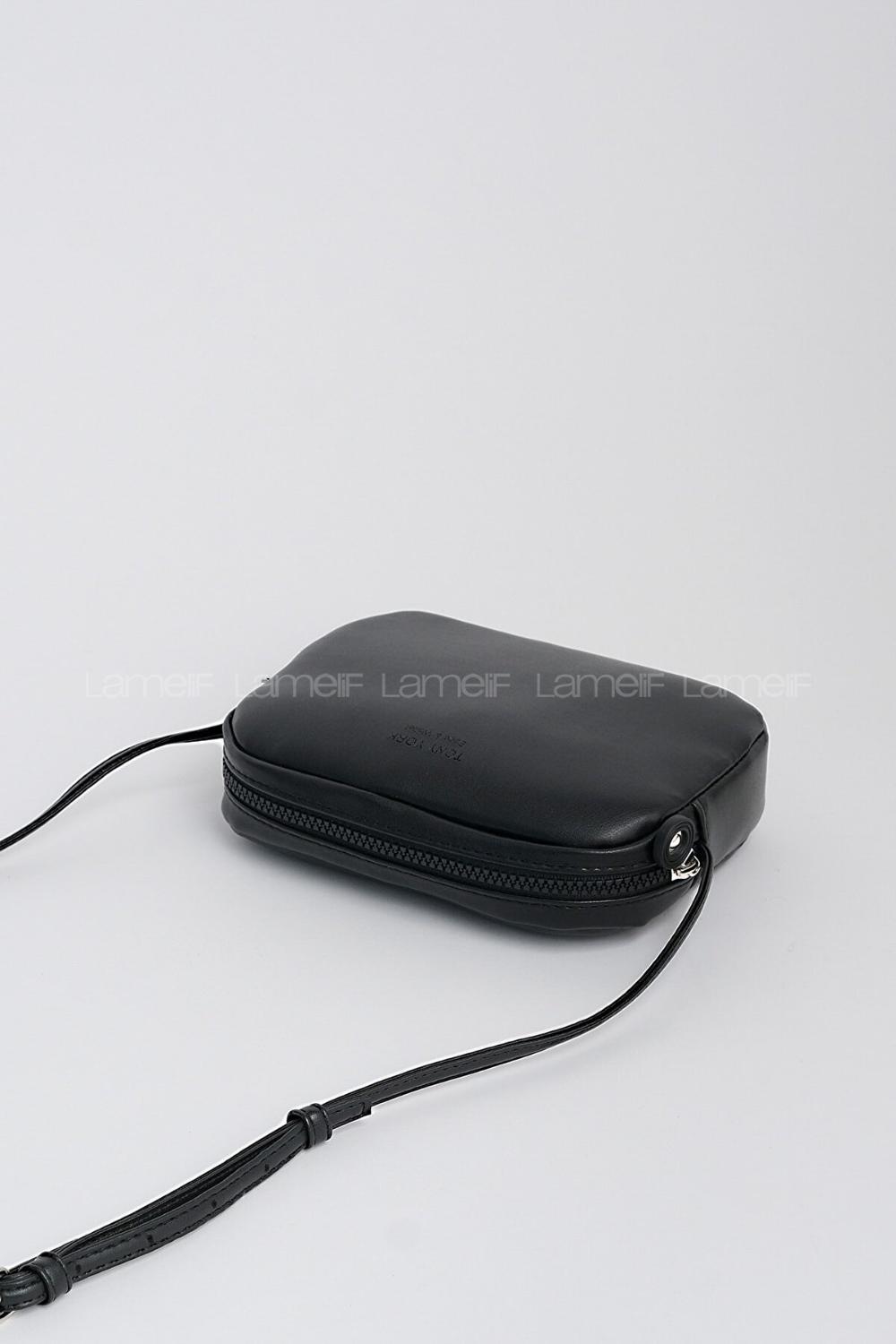 Lamelif Mini Urban Çapraz Askılı Çanta Siyah