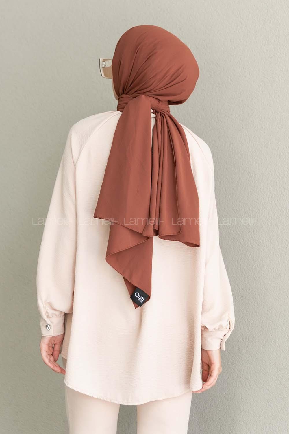 Beige Mandarin Collar Long Arm Ayrobin Unprinted Shirt