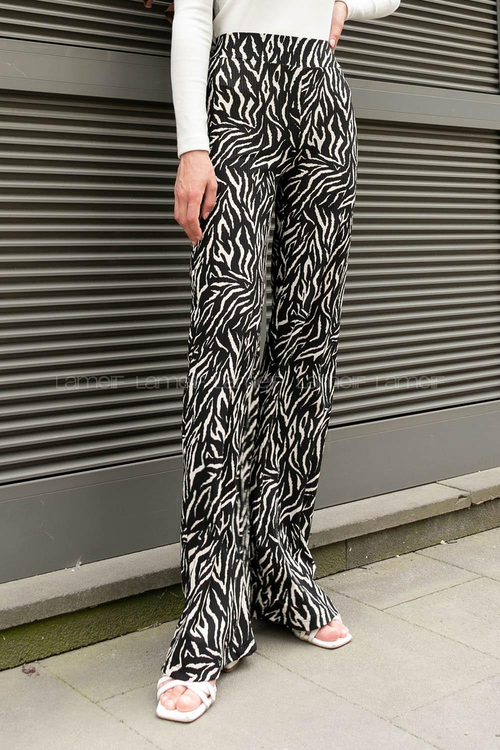 Black Viscose Fabric High Waist Comfortable Pants