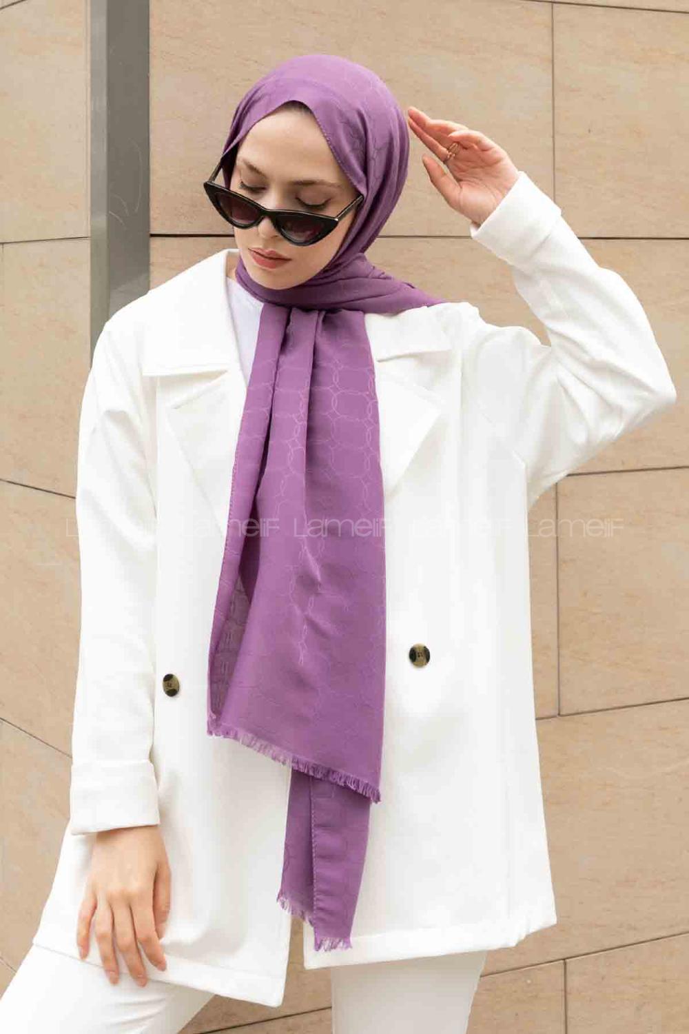 Plato Cotton Fabric Viscose Fabric Straight Shawl