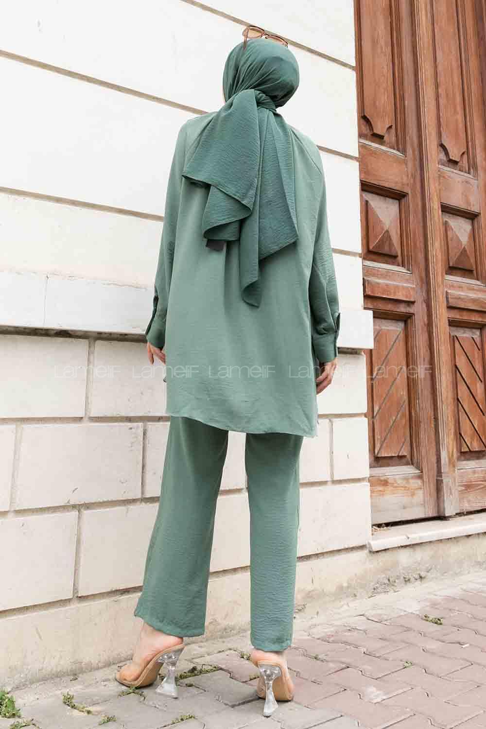 Modalamelif 3 Bronşlu Ayrobin Takım Çağla Yeşili