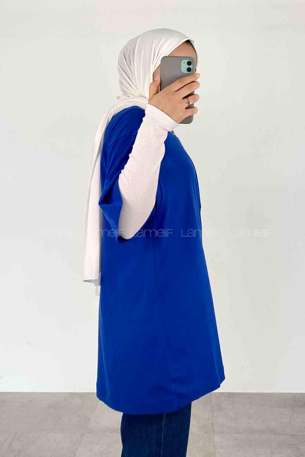 Saxe Crew Neck Short Arm Cotton Unprinted T-shirt