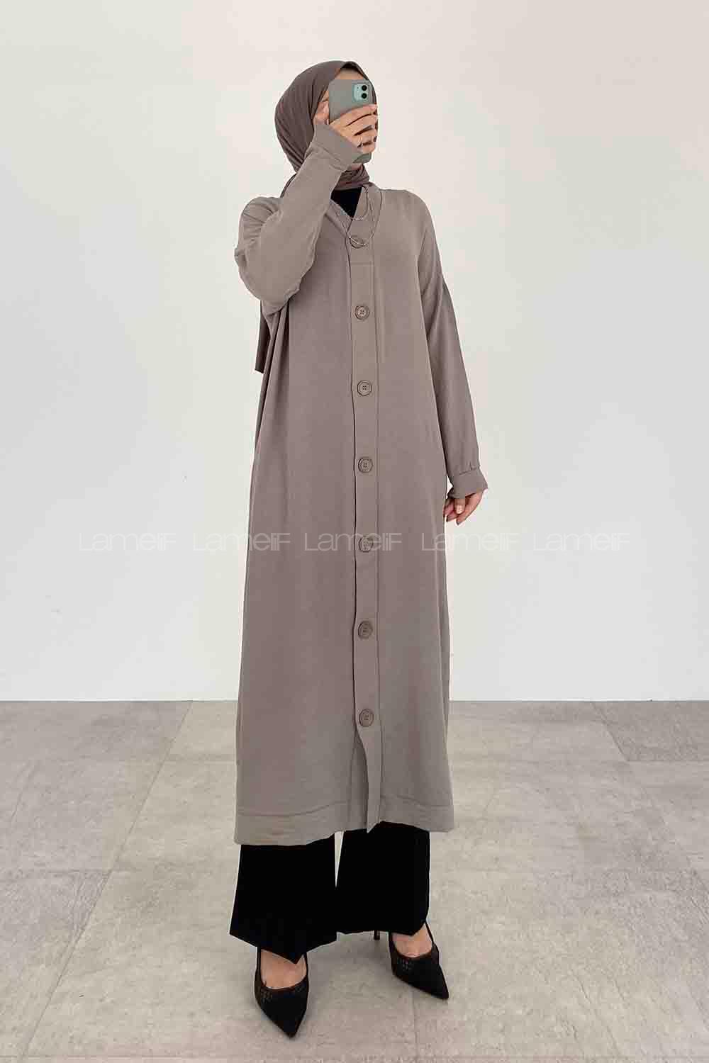 Mist V Neck Long Arm Ayrobin Cardigan