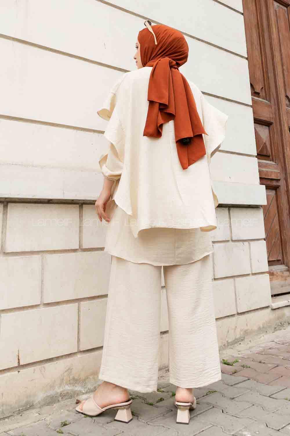 Stone Crew Neck Long Arm Ayrobin Regular Trousers Comfortable Suit