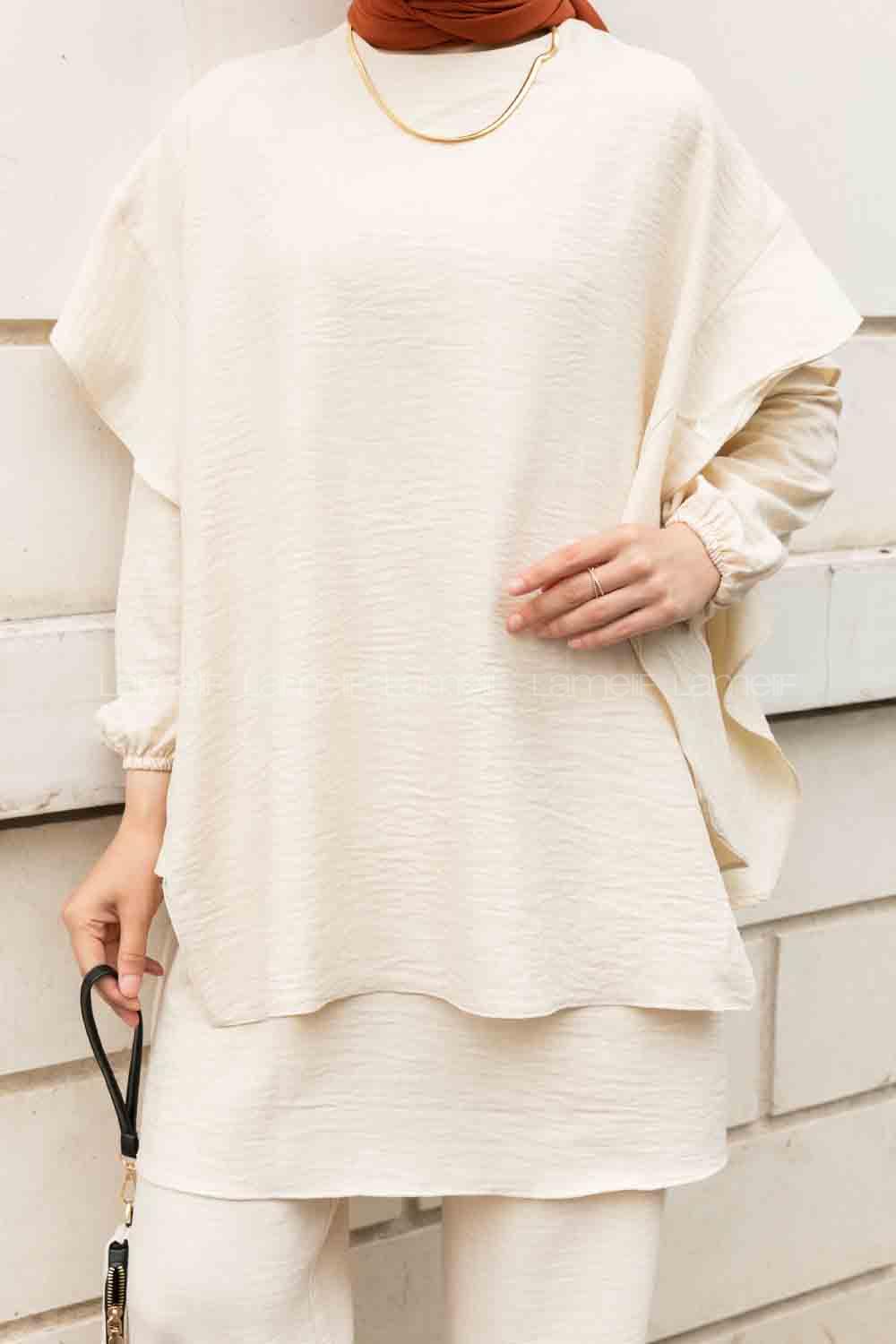 Stone Crew Neck Long Arm Ayrobin Regular Trousers Comfortable Suit