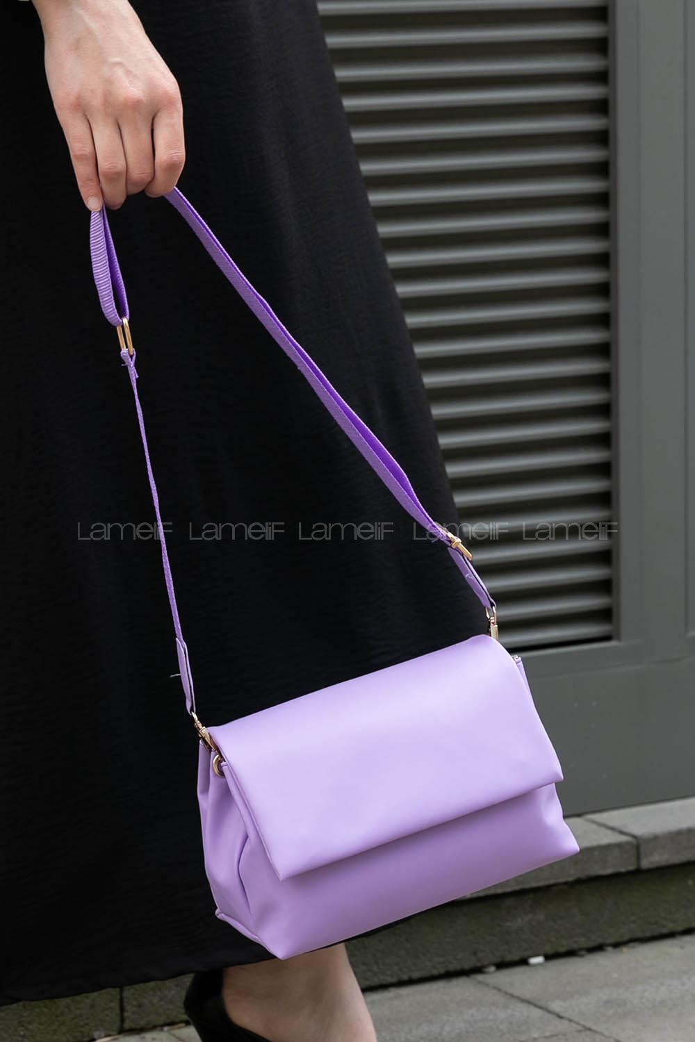 Lilac With Suspenders Skin Arm Bag Bag