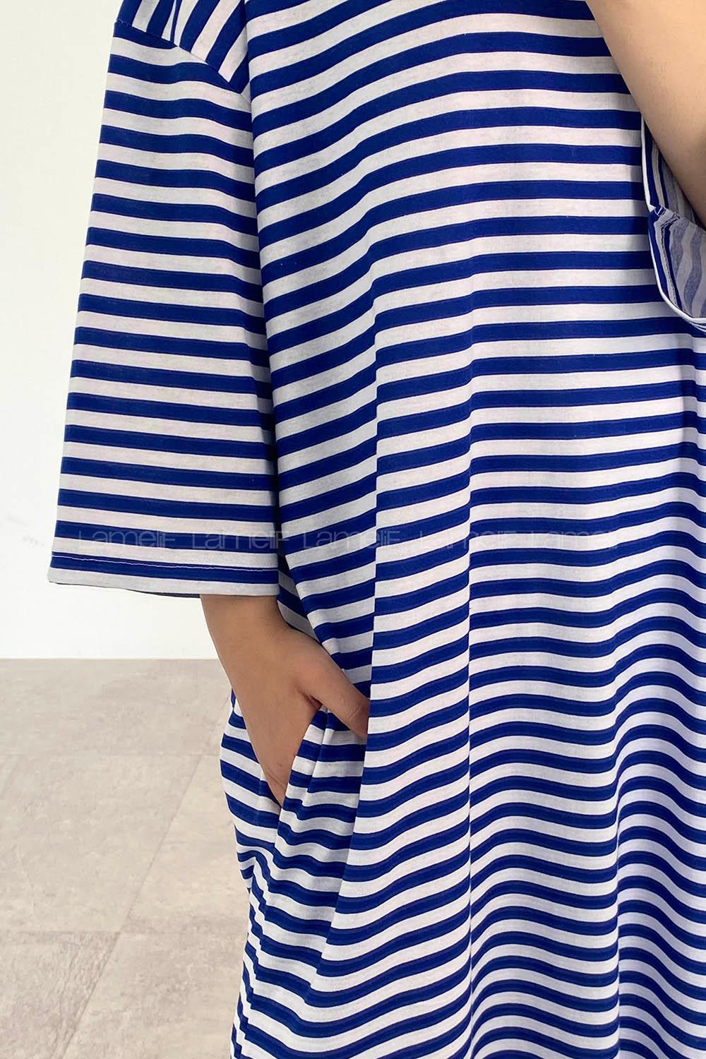 Saxe Crew Neck Cotton Printed Tunic