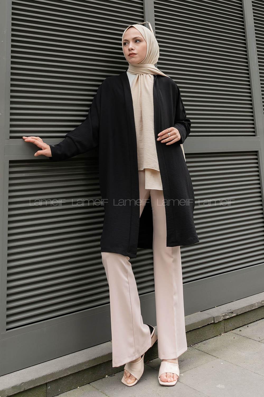 Black Bat Sleeve Arm Without Accessories Ayrobin Straight Kimono