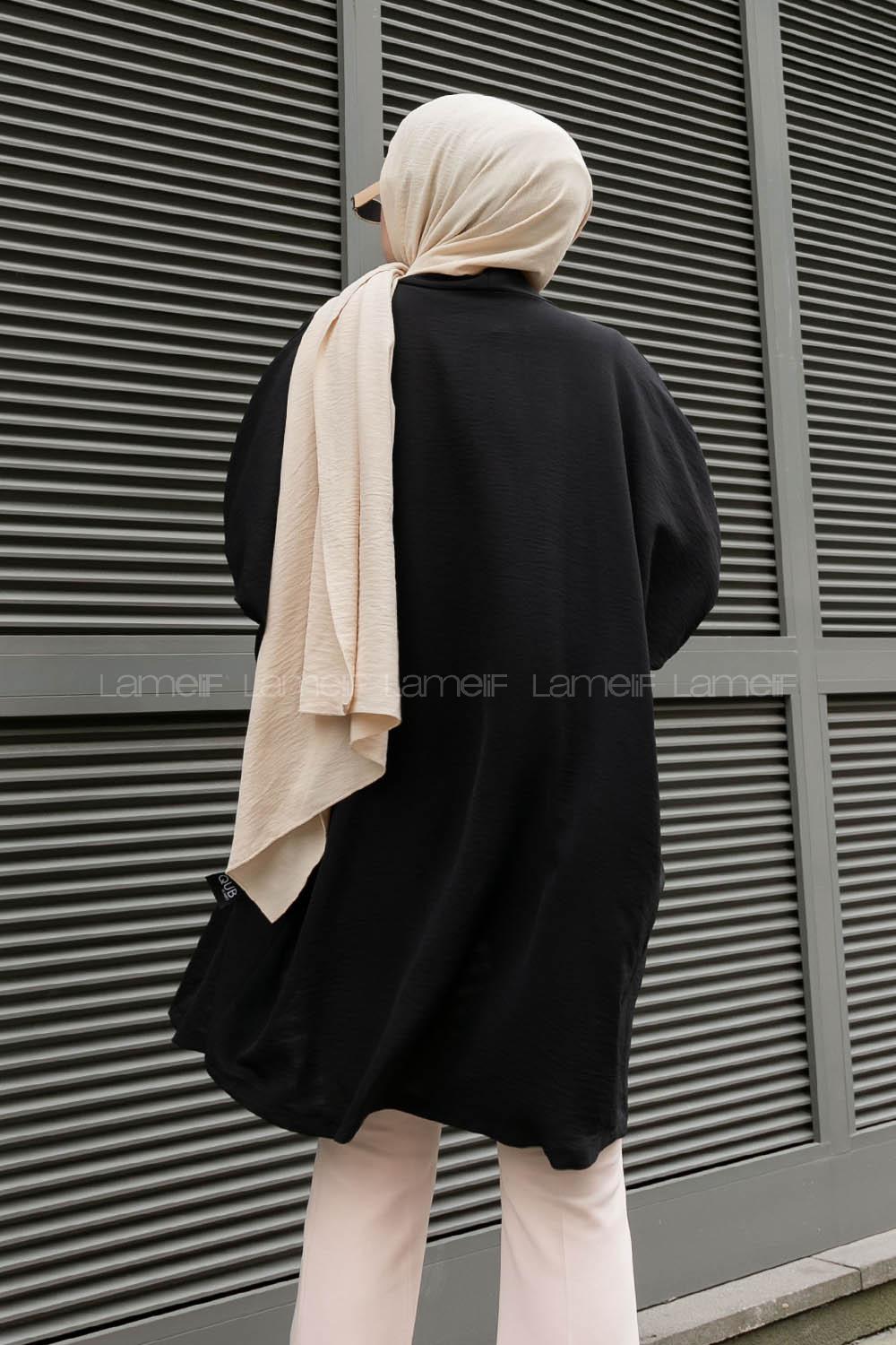 Black Bat Sleeve Arm Without Accessories Ayrobin Straight Kimono