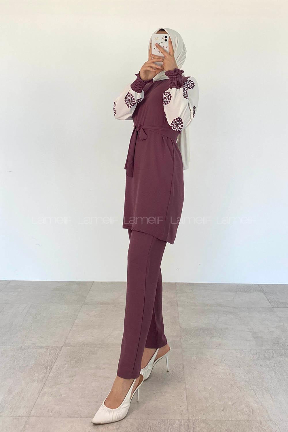 Plato Crew Neck Long Arm Without Accessories Ayrobin Regular Trousers Comfortable Suit