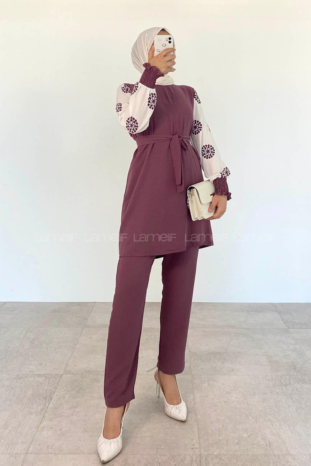 Plato Crew Neck Long Arm Without Accessories Ayrobin Regular Trousers Comfortable Suit