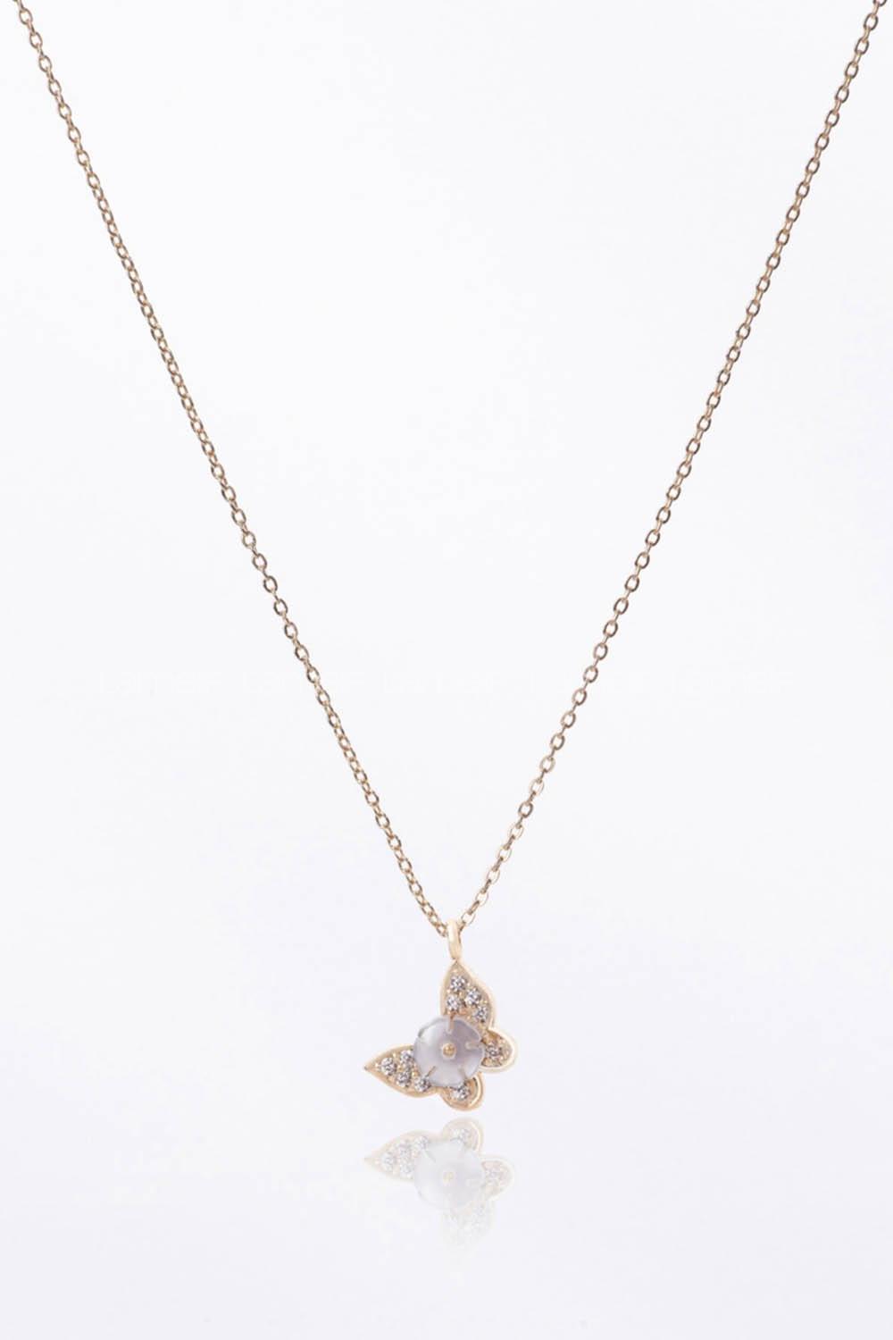 Gold-1 Gold Straight Necklace