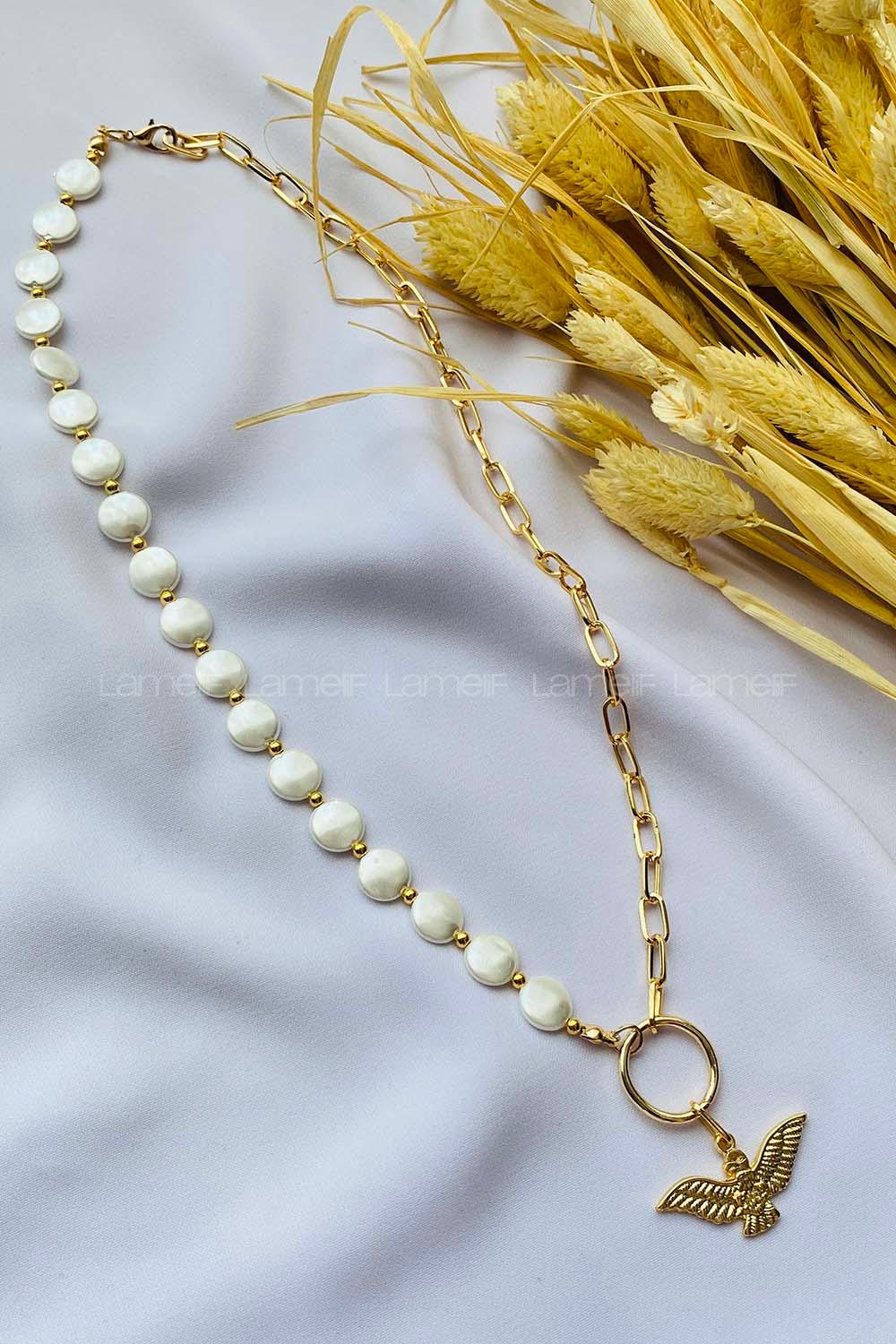 Gold Gold Straight Necklace