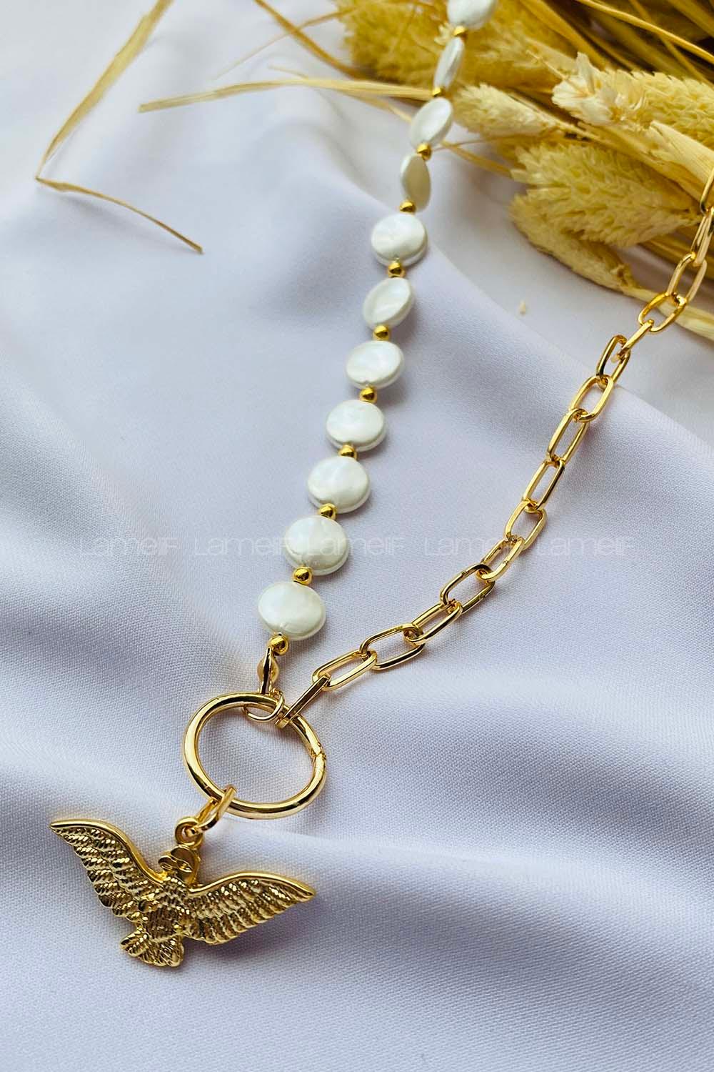 Gold Gold Straight Necklace