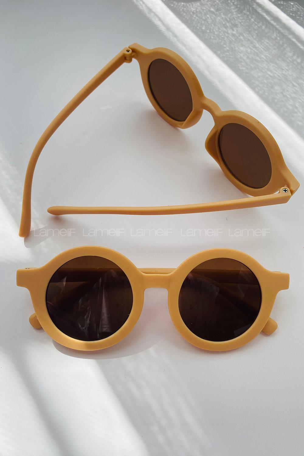 Milky Brown Bone Glasses