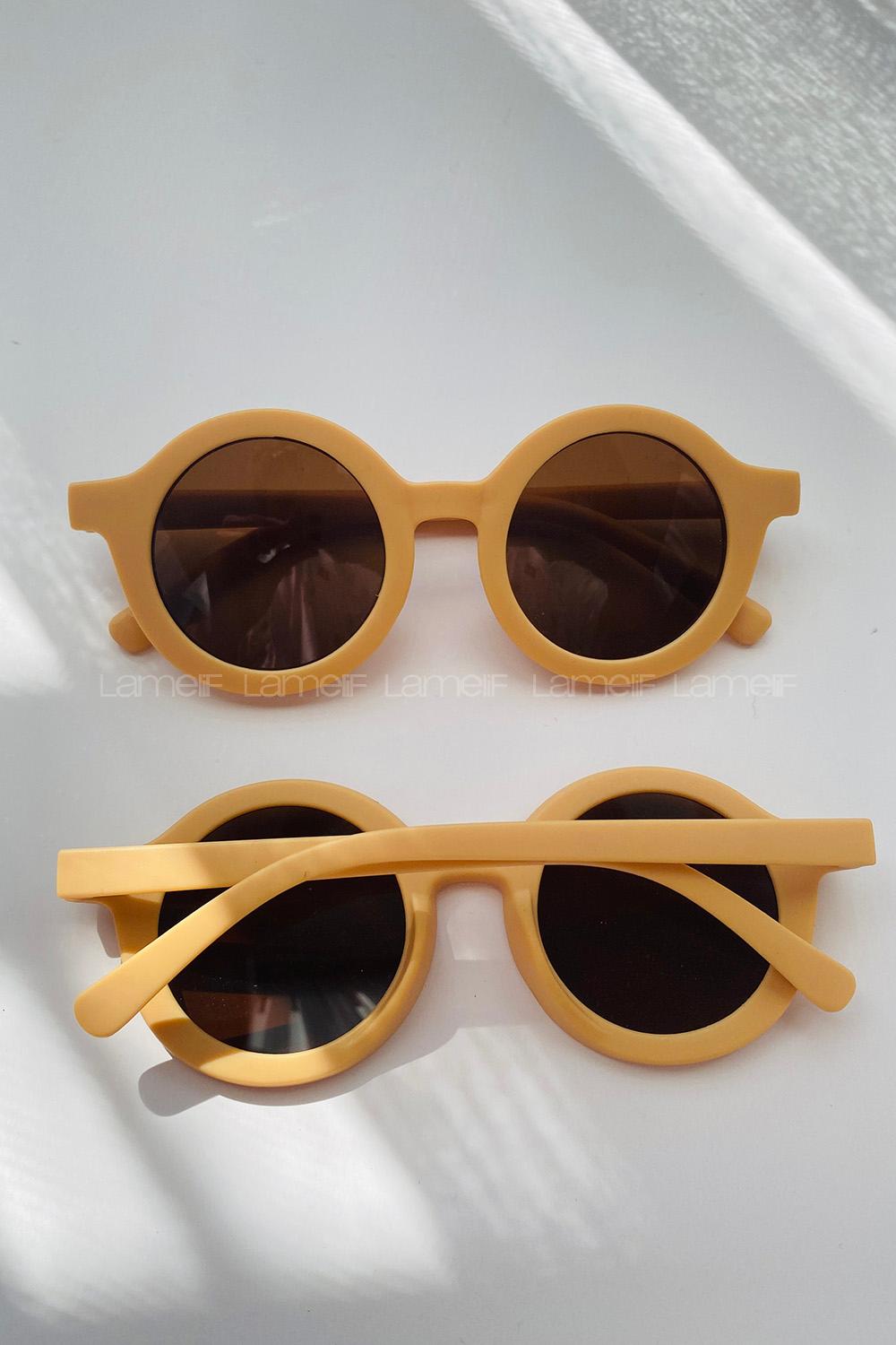 Milky Brown Bone Glasses