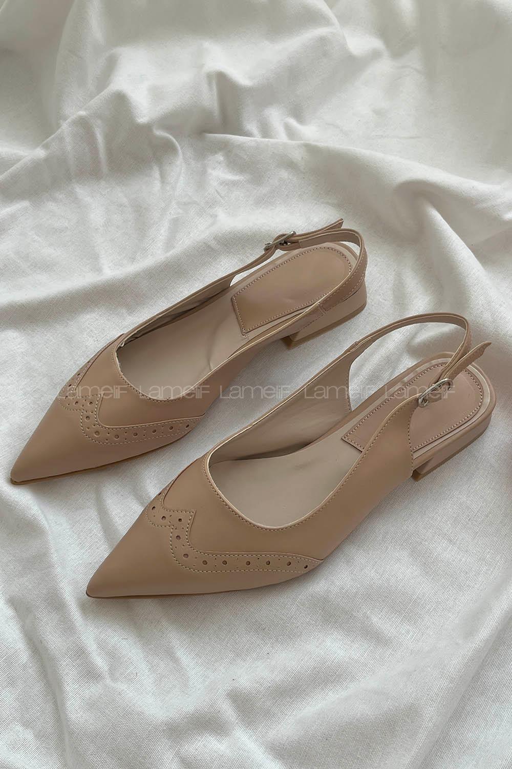 Brown With Milk Babet Shoes