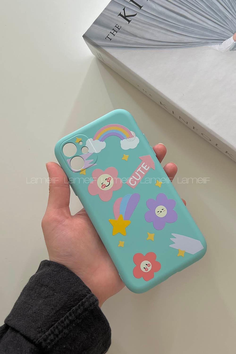 Lamelif ıPhone 11 Sevimli Baskılı Lansman Telefon Kılıfı