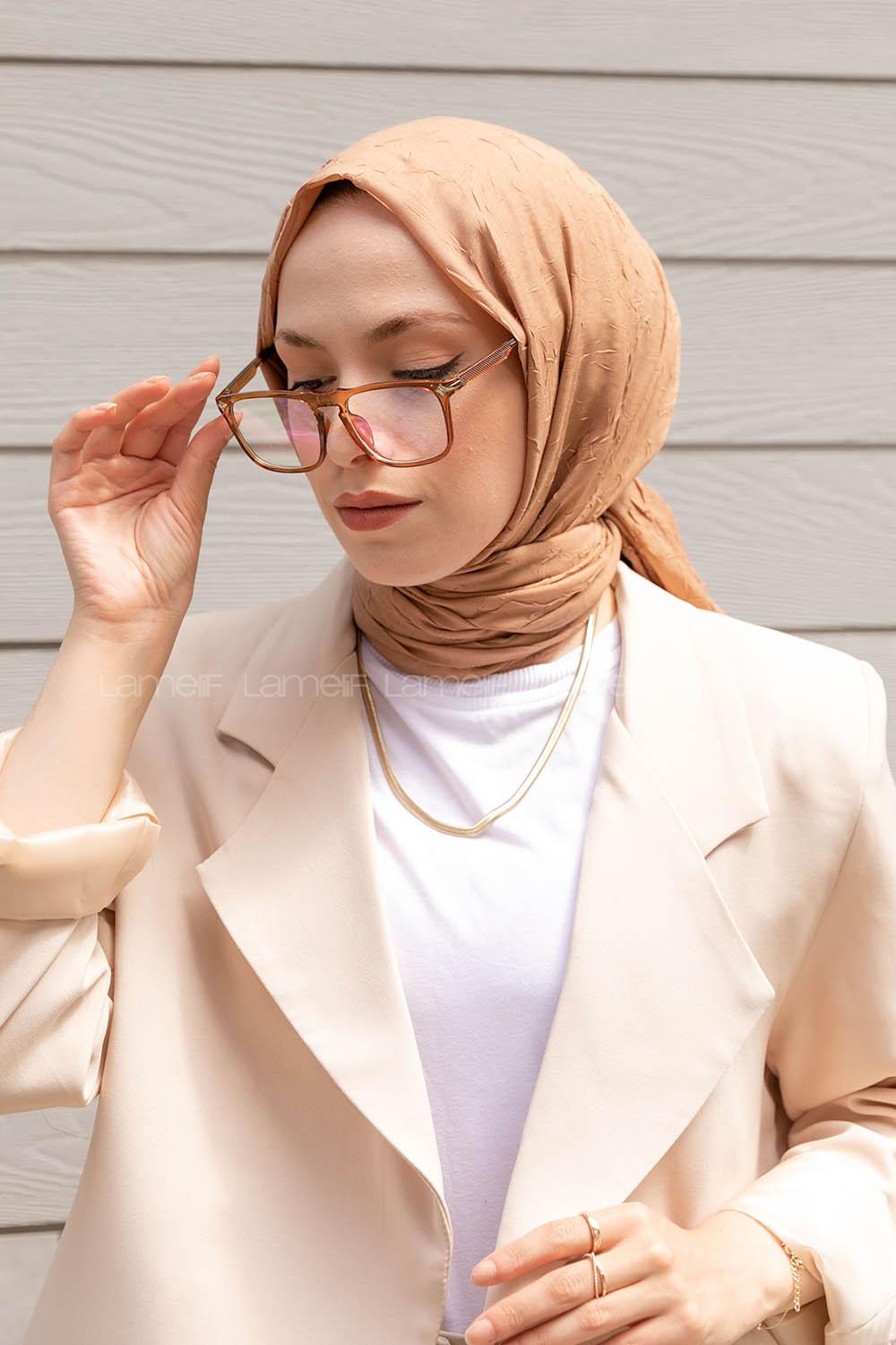 Lamelif Bambu Şal Camel