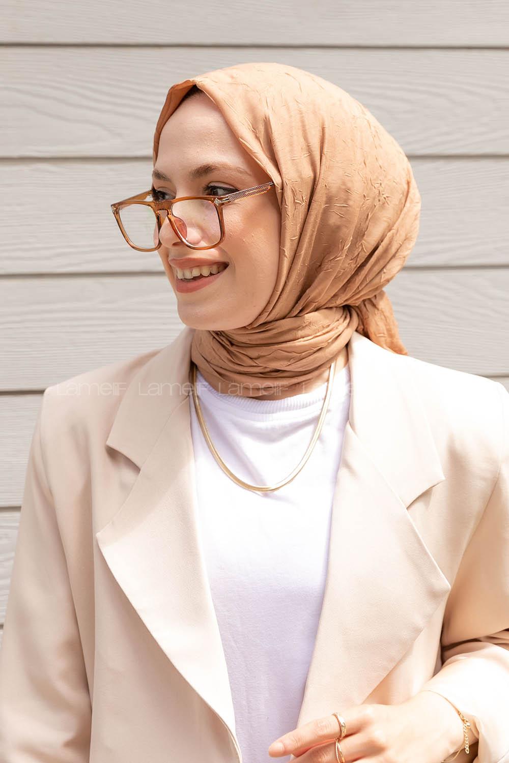 Lamelif Bambu Şal Camel