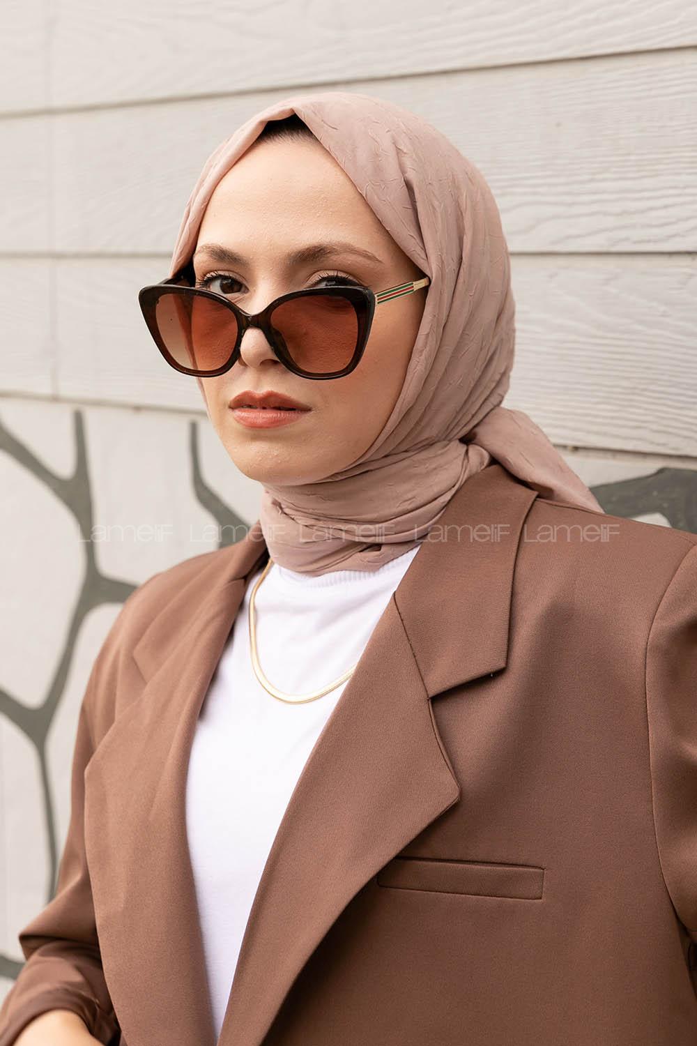 Lamelif Bambu Şal Vizon