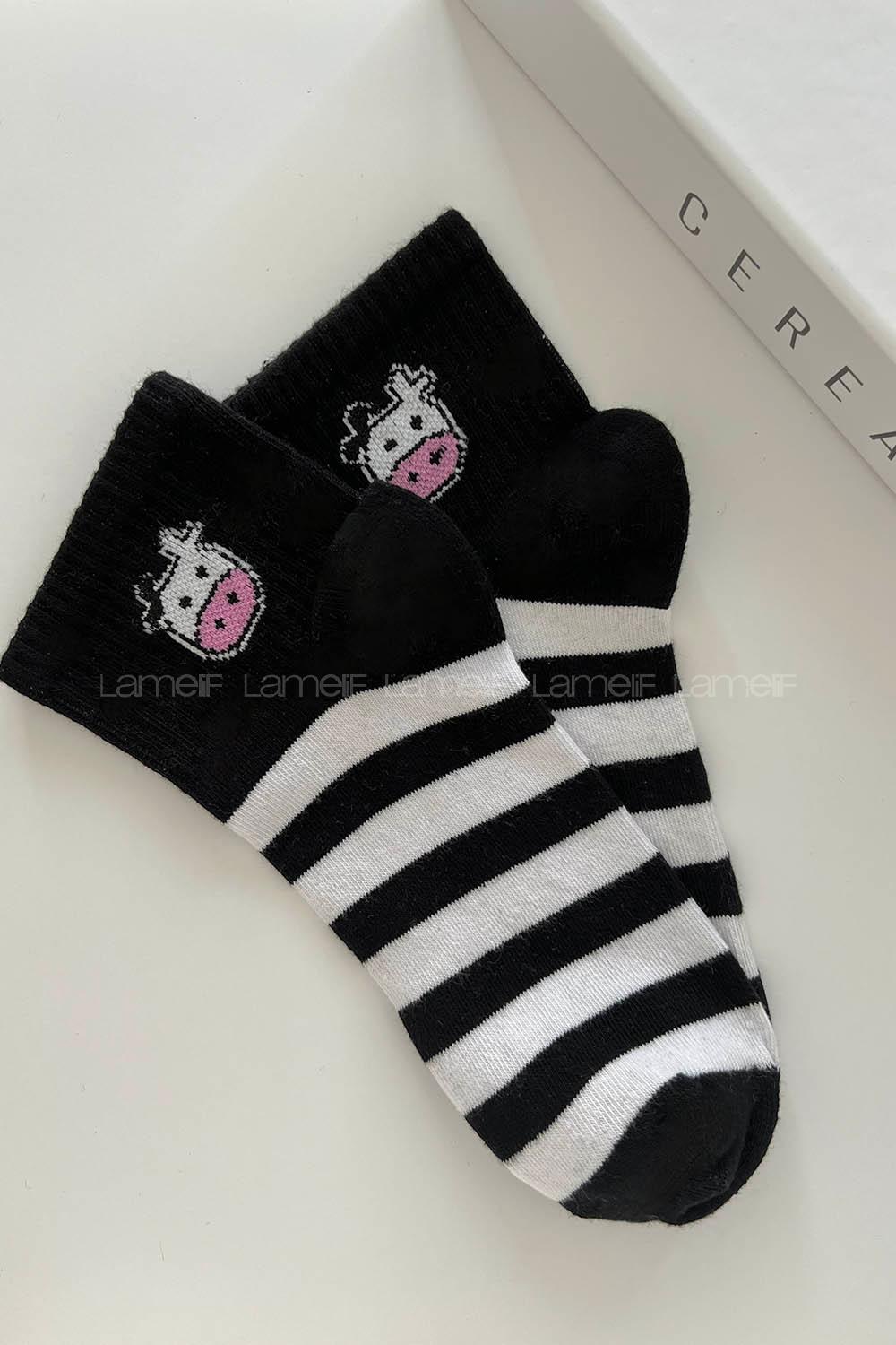 Black White Sock