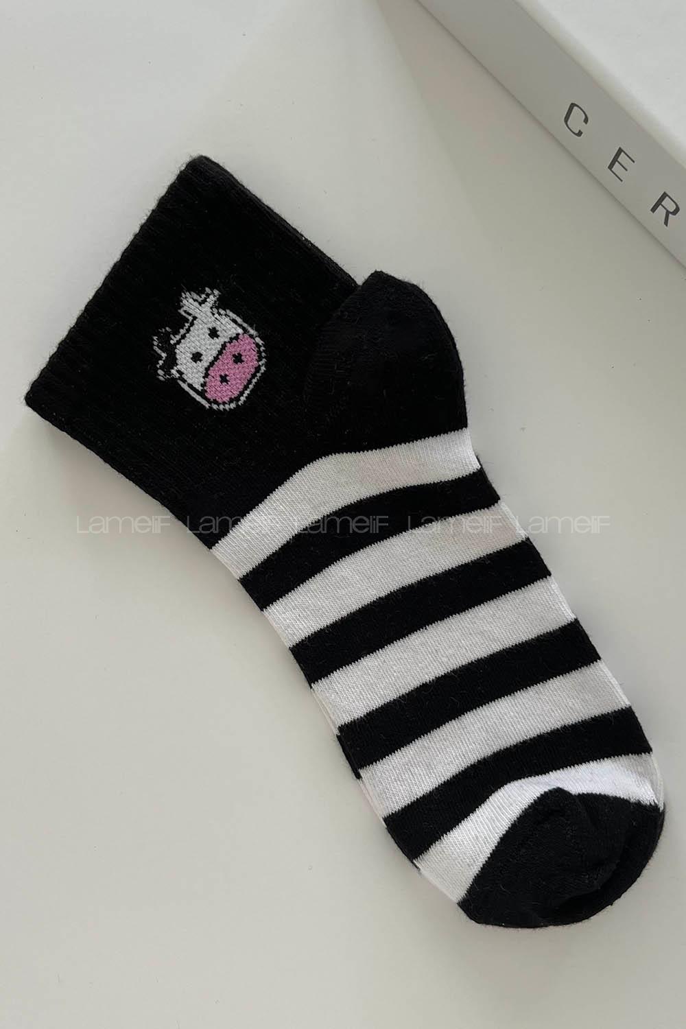 Black White Sock