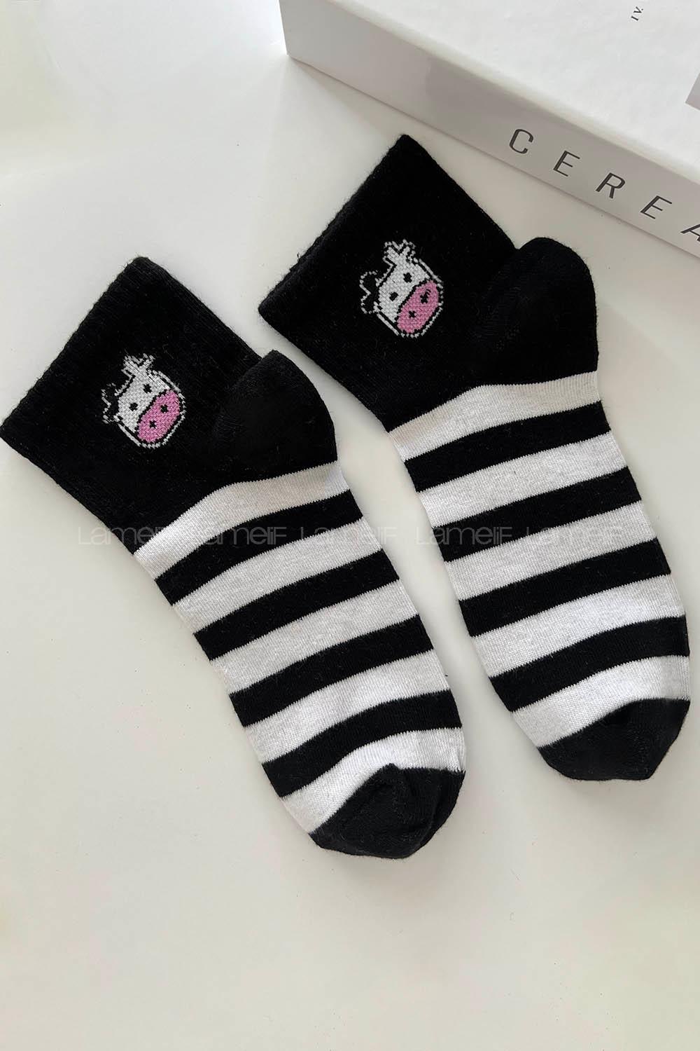 Black White Sock