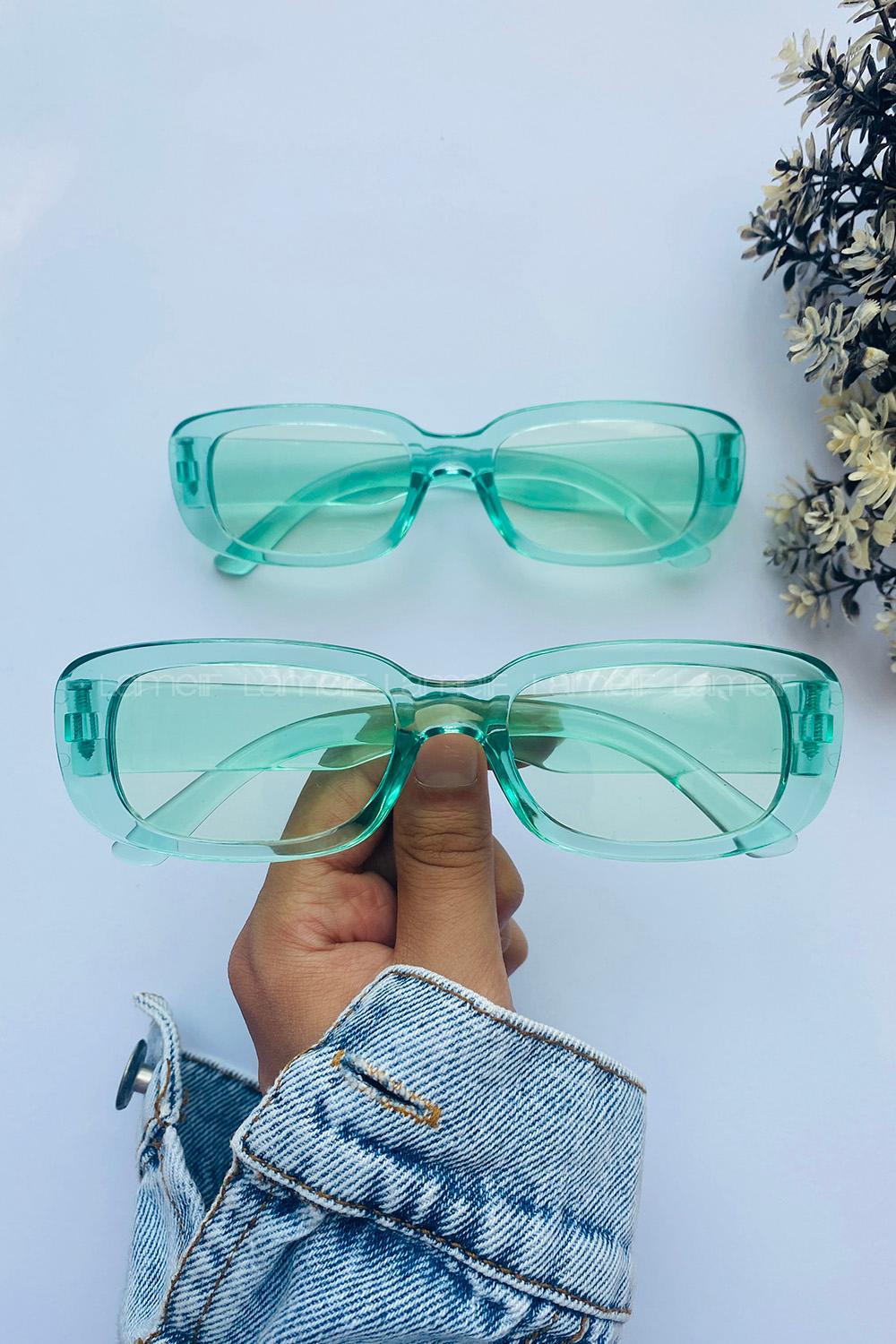 Water Green Glasses