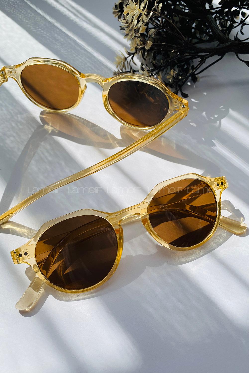 Mustard Transition Glasses