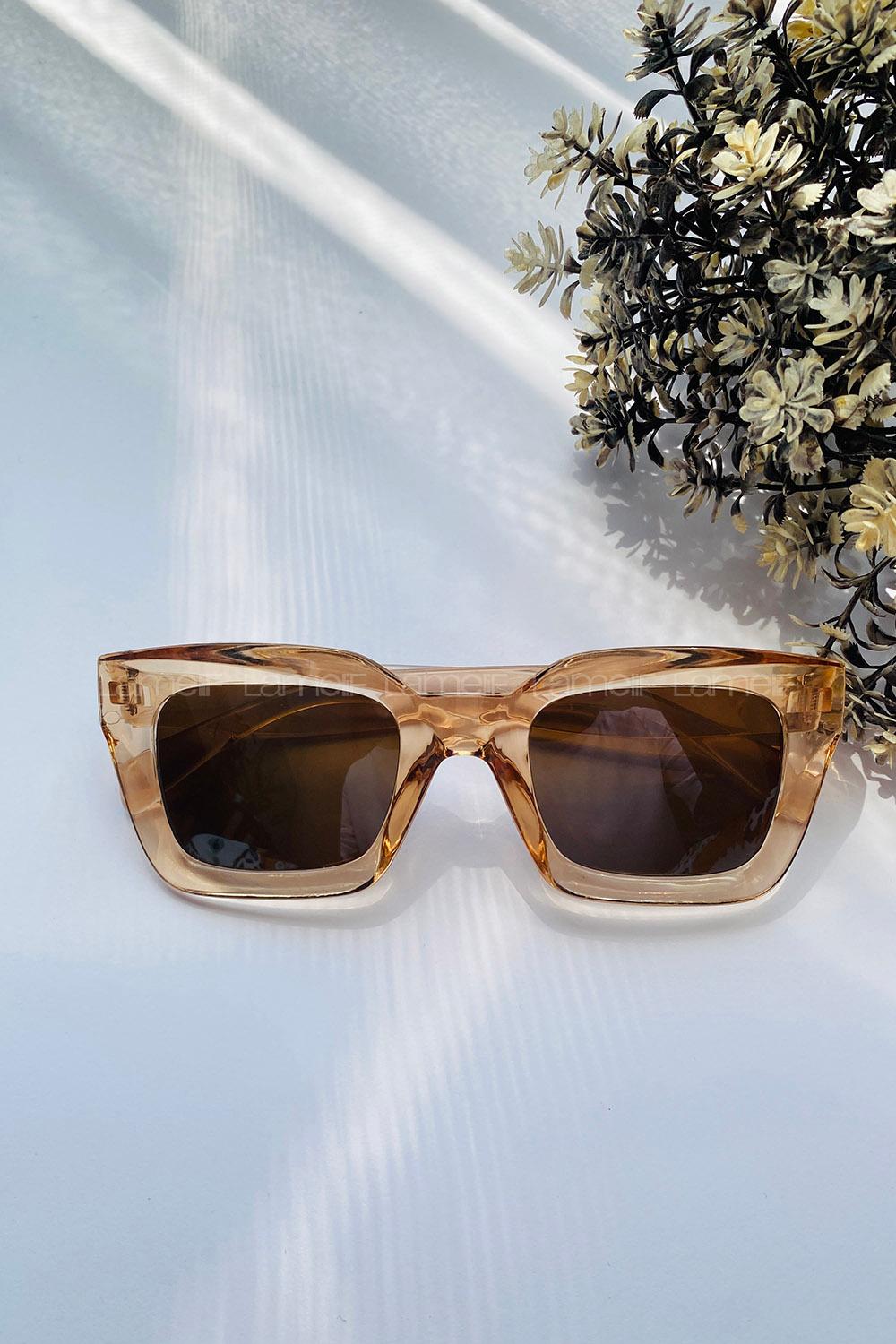 Brown With Milk Glasses