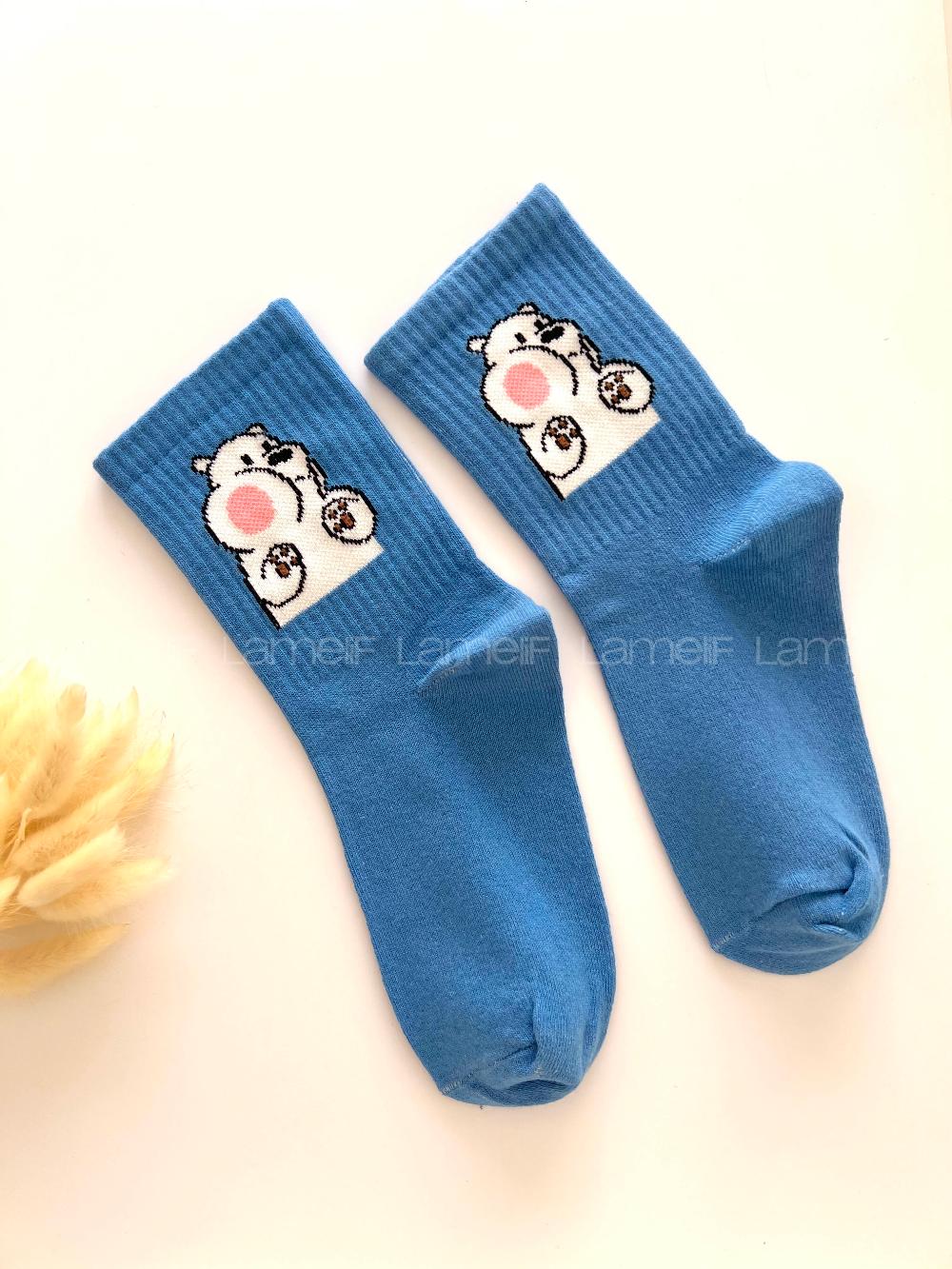Denim Blue Sock