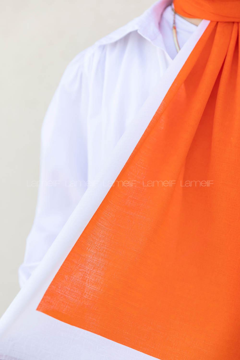 Modalamelif  Monogram Şal Oranj