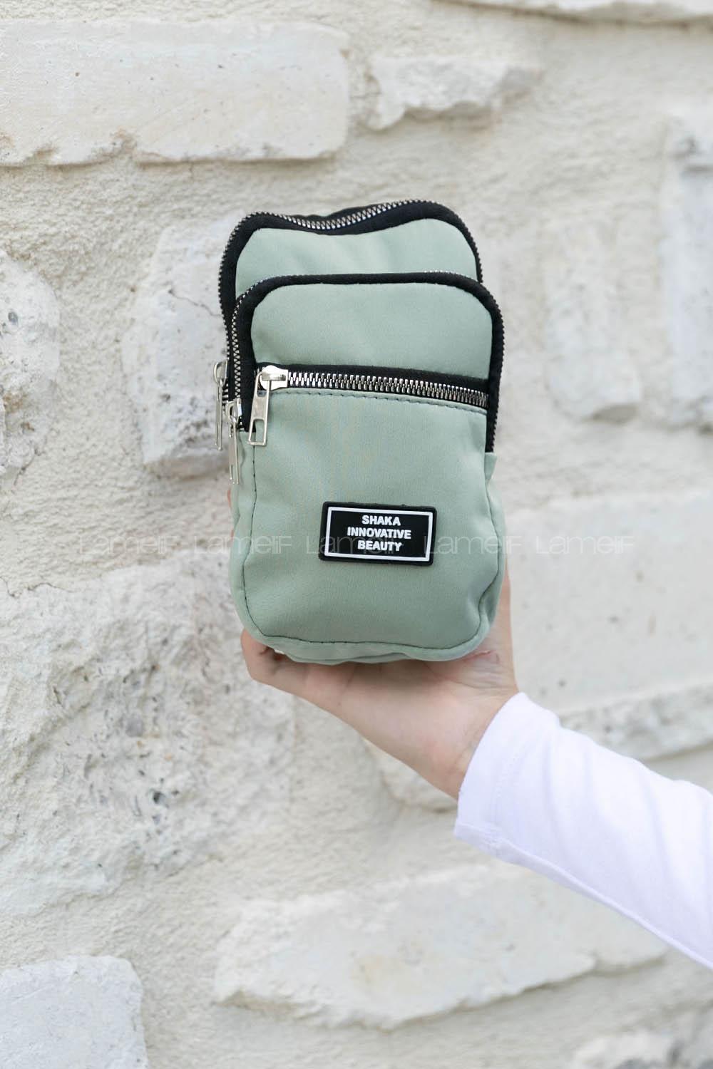 Lamelif Su Geçirmez Telefonluk Cüzdan Çanta Çağla Yeşili