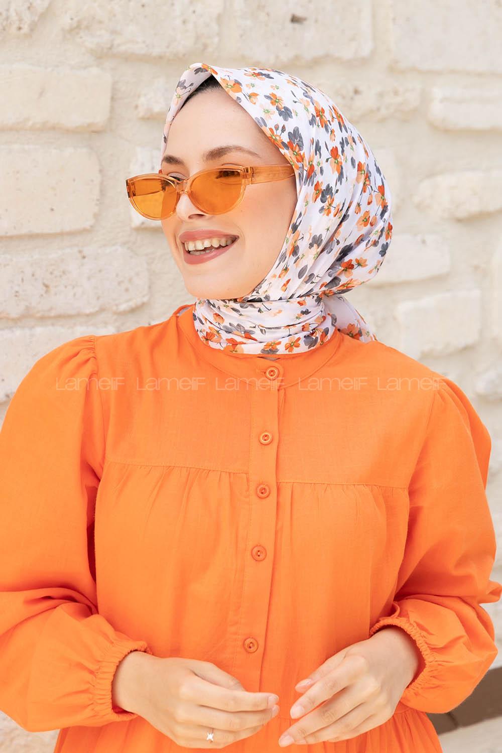 Broken Pearl Cotton Fabric Straight Shawl