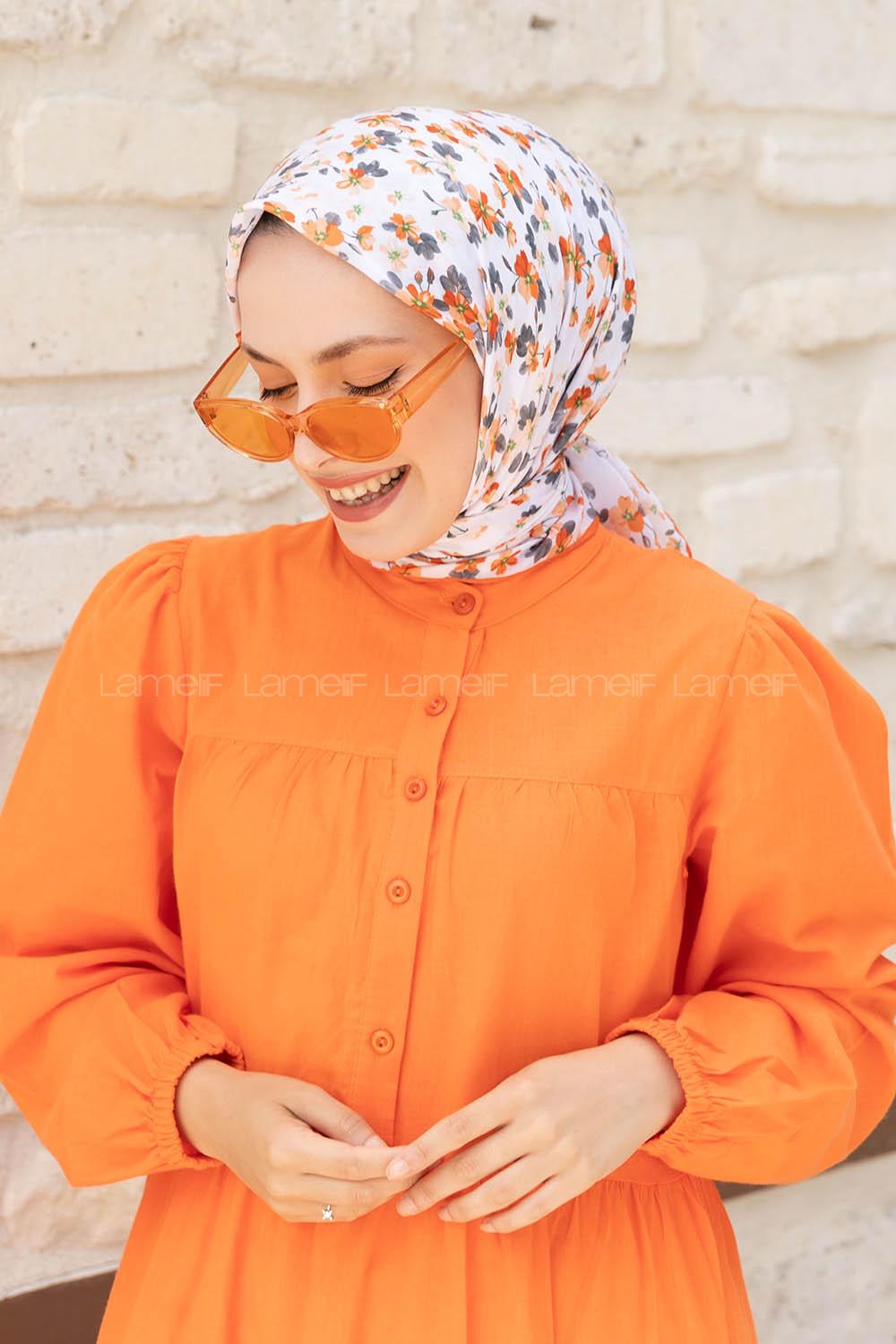 Broken Pearl Cotton Fabric Straight Shawl