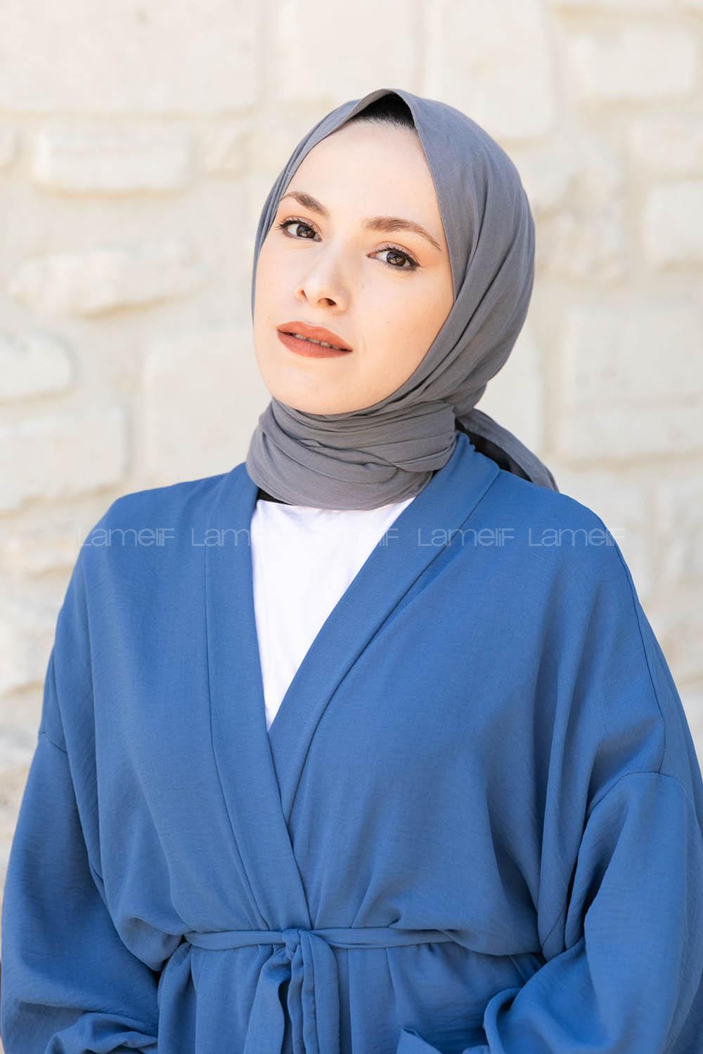 Lamelif Füme Pamuk Vual Şal