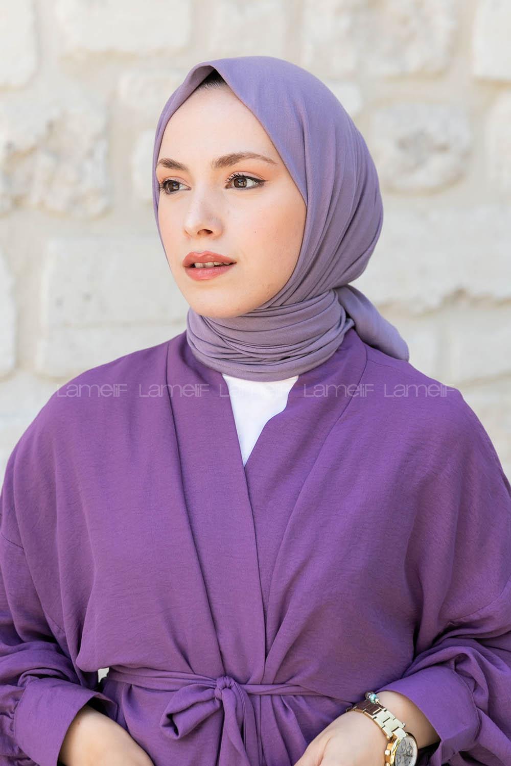 Syringa Combed Fabric Straight Scarf