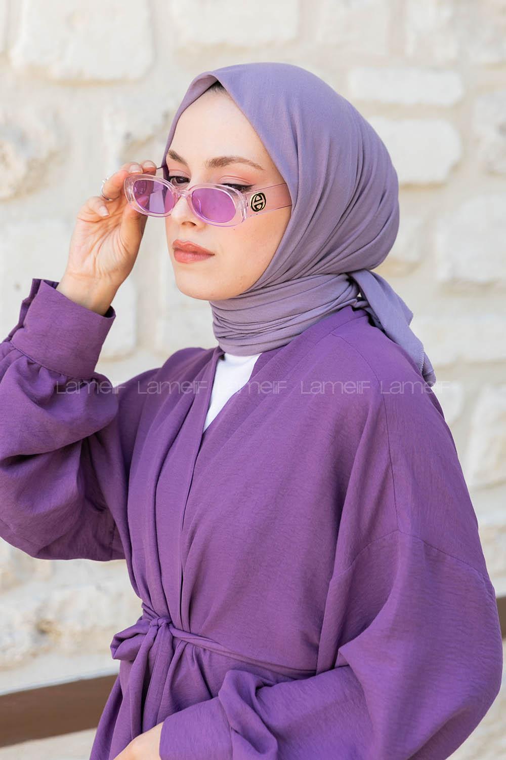 Syringa Combed Fabric Straight Scarf